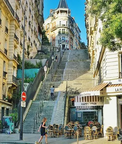 Lumineux Au Pied Du Sacre-coeur Apartman Párizs